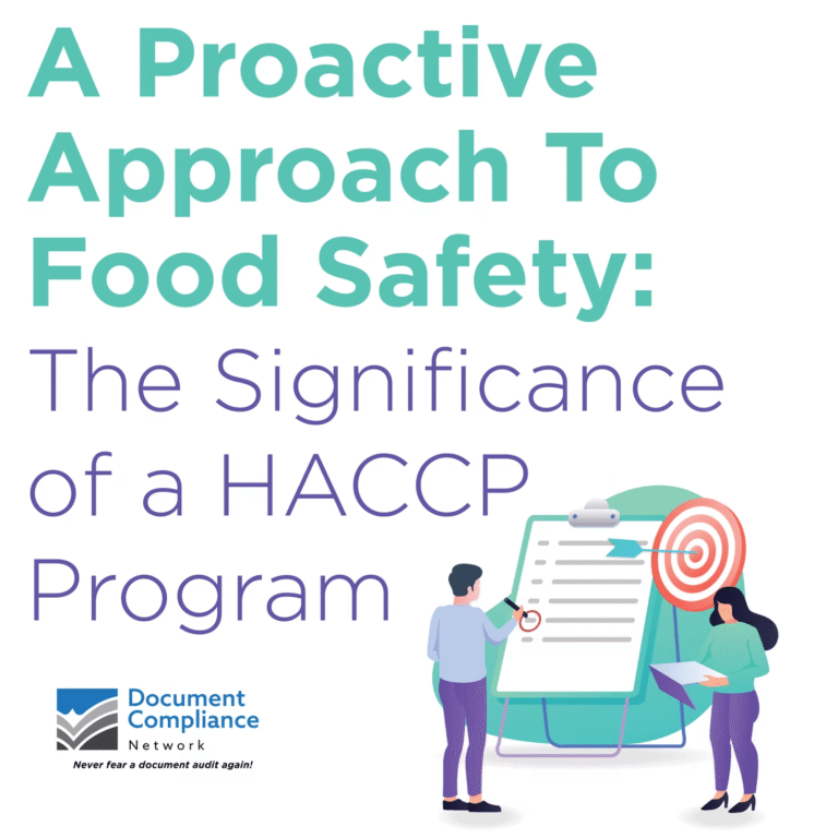 A Proactive Approach to Food Safety: The Significance of a HACCP Program
