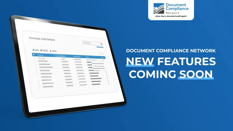Document Compliance Network Software Features Update (2024)