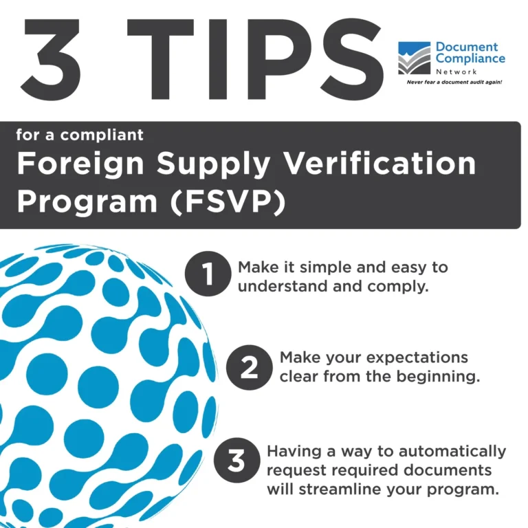 Implementing a Successful Foreign Supplier Verification Program: Key Steps and Strategies