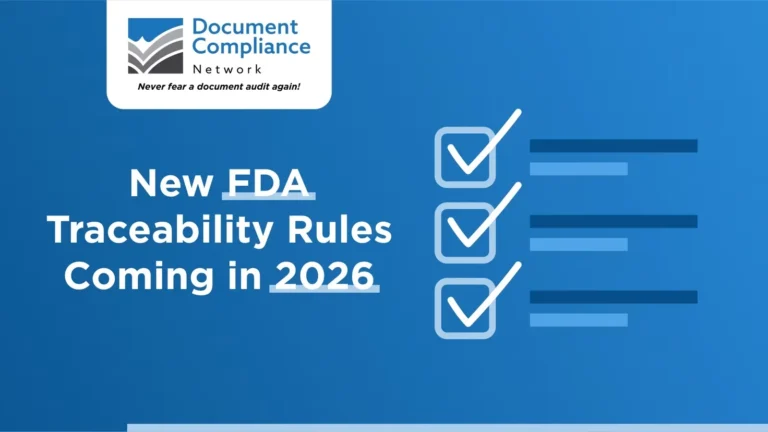 New FDA Traceability Rules Coming in 2026