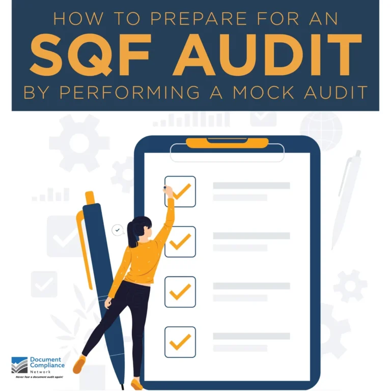 SQF Mock Audit Requirements